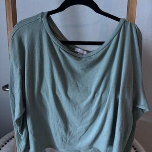 Beyond Yoga let loose Women's Green Pullover